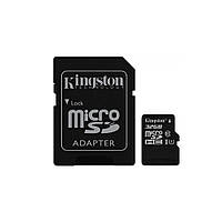 Карта памяти Kingston MicroSDHC/MicroSDXC 32GB Canvas Select Class 10 UHS-I + SD адаптер (SDCS/32GB) Kingston