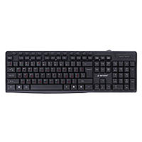 Клавиатура мультимедийная, украинская раскладка, USB, черный цвет Gembird KB-UM-107-UA Gembird 14266