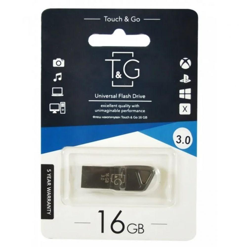 USB флеш-накопичувач 3.0 T&G 16gb Metal 114 Колір Чорний 4719303951761