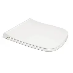 Сидіння для унітазу з мікроліфтом Lento, дюропласт Sanpreis