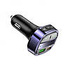 FM-трансмітер Hoco E70 PD30W+QC3.0 car BT FM transmitter Колір Чорний 6931474765246, фото 6