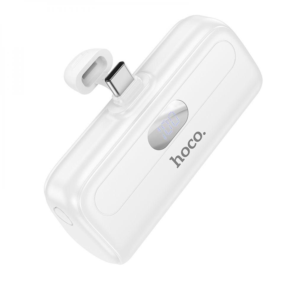 Універсальна Мобільна Батарея Hoco J116 Pocket with digital display Type-C 5000mAh Колір Бiлий 6942007605175