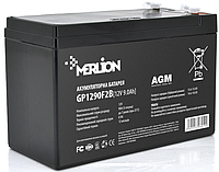 Аккумуляторная батарея Merlion AGM 12V 9Ah Black (GP1290F2B)