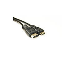 Кабель HDMI - mini HDMI V1.4, 2м, PowerPlant, позолоченные коннекторы PowerPlant 8862