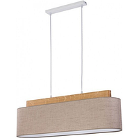 Люстра TK LIGHTING HELENA 4PL 4xE27 бук + льон