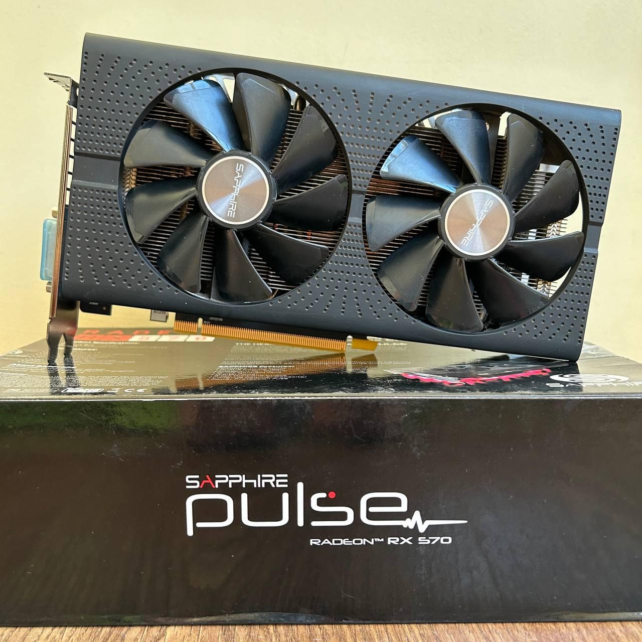 Видеокарта Sapphire Radeon RX 570 PULSE OC 4GB (256bit) (11266-04-20G ...