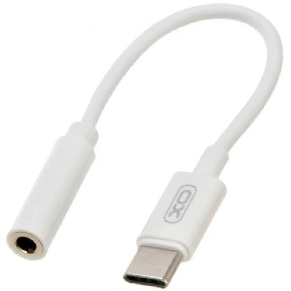 Перехідник XO NB-R161 audio adapter Type-c to 3.5mm Колір Бiлий 6920680873234