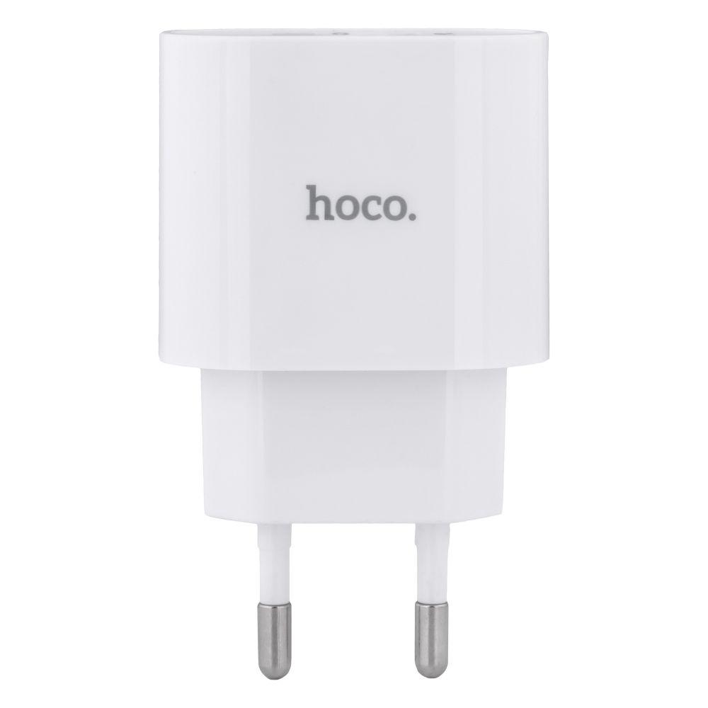 Мережевий Зарядний Пристрій Hoco C95A Lineal PD 20W+QC3.0 Type-C to Lightning Колір Бiлий 6931474757326