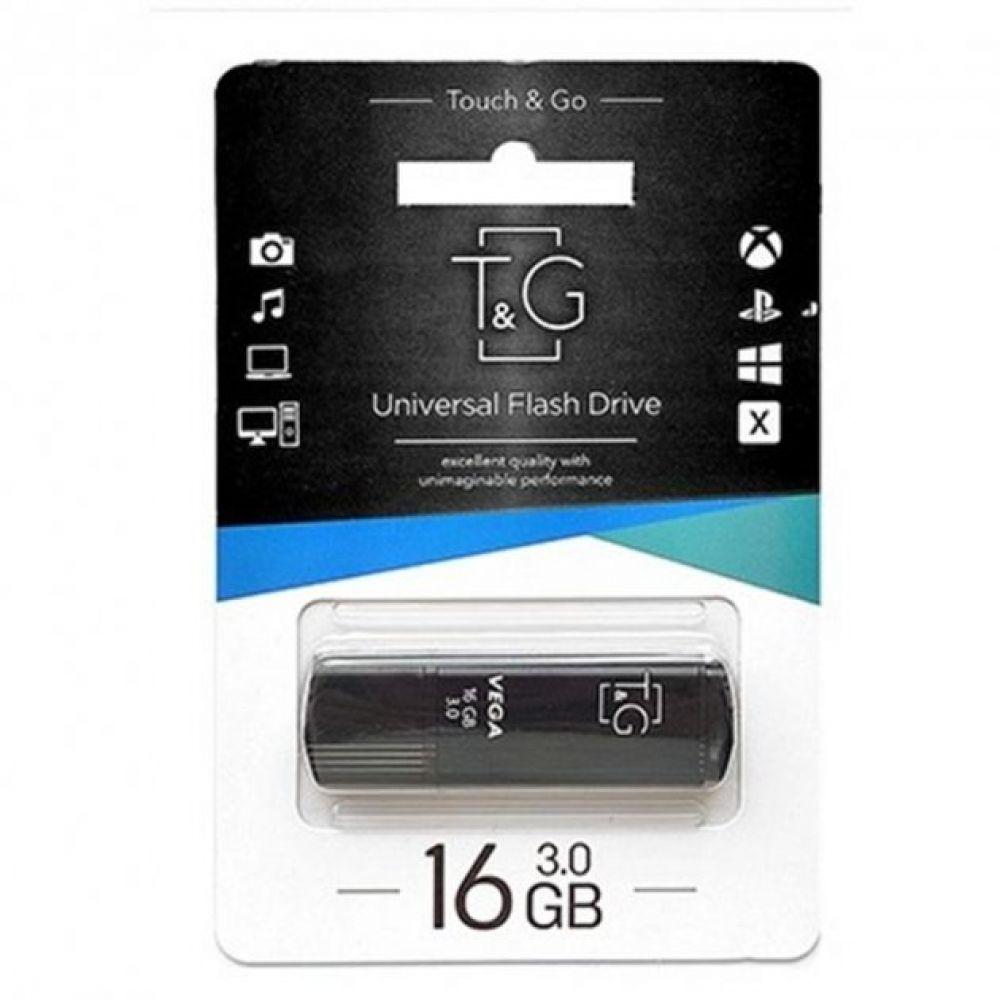 USB флеш-накопичувач 3.0 T&G 16gb Vega 121 Колір Чорний 4719303950467