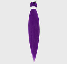 Канекалон фіолетовий Easy Braid purple однотонний EZ Довжина 65±2 см Вага 90г Низькотемпературний матеріал 100-150 °C