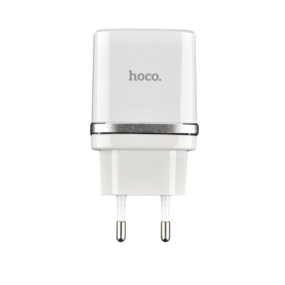 Мережевий Зарядний Пристрій Hoco C12Q QC 3.0 18W Micro Колір Бiлий 6931474716286