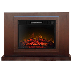 КАМІНОКОМПЛЕКТ СО СВІТОДИОДНИЙ ПІДСВІТКИЙ ARTIFLAME LUCCA AF23 МАХАГОН КОРІЧНИЙ АНТИК