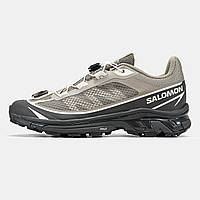 Мужские кроссовки Salomon XT-6 FT Beige Black, бежевые кроссовки саломон хт6