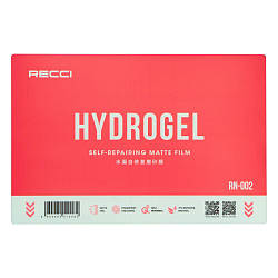 НАБІР Гідро-гель Плівка Recci Matte 5A RN-002 50 шт Мат + QR Hoco Колір Прозорий 2020000307846