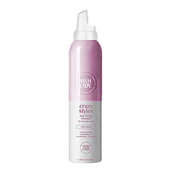 Мус для укладання волосся Nishlady Fixing Mousse Crazy Styles 200ml