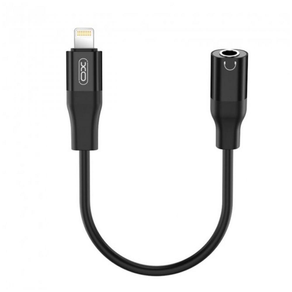 Перехідник XO NB181A audio adapter Lightning to3.5mm Колір Чорний 6920680878277