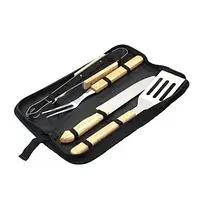 Набор аксессуаров для барбекю гриля мангала BBQ Tools Set AL 4 в чехле