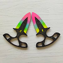 Набір ножів cs go Набір дерев'яних іграшок CS 2 Standoff 2 13 шт Іграшкова зброя 13 предметів, фото 5