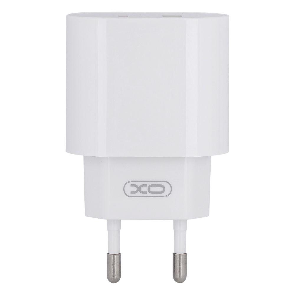 Мережевий Зарядний Пристрій XO L81A EU PD20W+QC3.0 Type-C to Lightning 2USB Колір Бiлий 6920680880003
