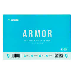 ПОШТУЧНО! (без QR) Гідро-гель Плівка Recci HD 3A RS-008 1 шт Глянець Колір Прозорий 2020000307839