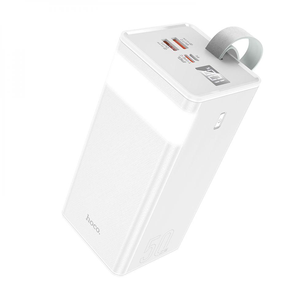 Універсальна Мобільна Батарея Hoco J86A Powermaster 22.5W fully compatible 50000 mAh Колір Білий 6931474759245