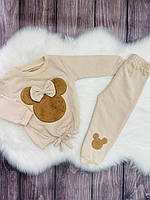 Костюм кофта + штаны Murat Baby Minnie Mouse 98 см Бежевый Костюм с Минни Маус