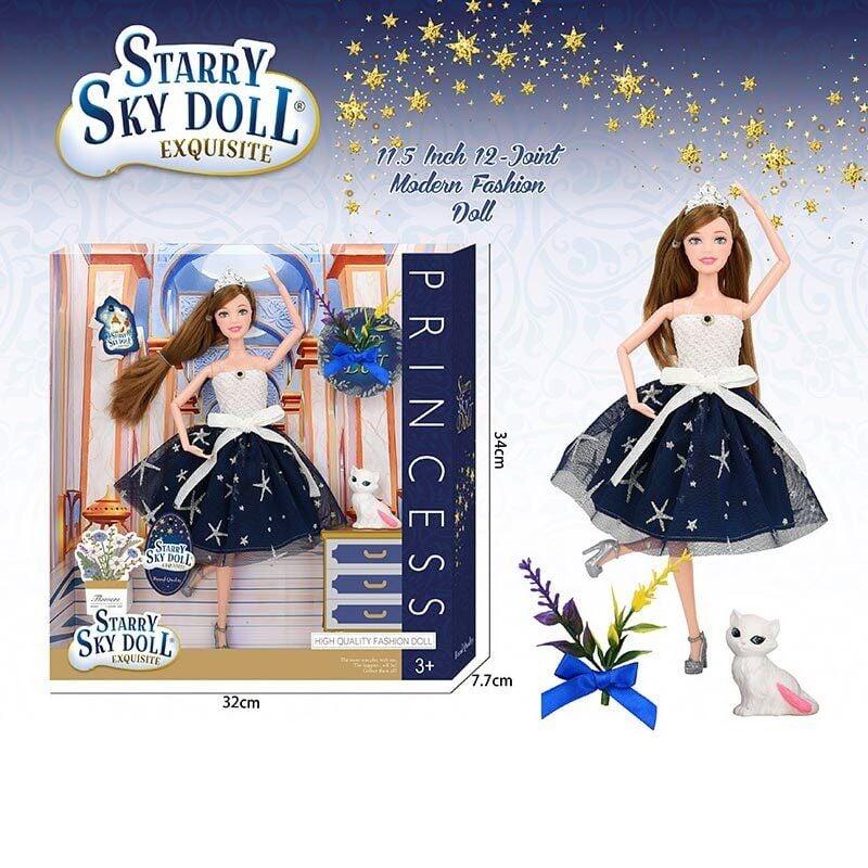Лялька "Зоряне небо" (висота 30 см, має рухомі частини тіла, дод.аксесуари) SK 025 C, фото 1