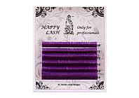 Ресницы фиолетовые (purple) Lovely MINI - 6 линий - MIX