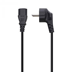 Мережевий шнур  (C13-CEE 7/7) 1.5m 3*0.75mm 2 PC-186-VDE Колір Чорний 2020000170228