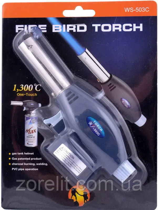 Газовий пальник WS-503C з п’єзопідпалом, фото 1