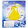 Зошит шкільний 12 аркушів у косу лінію, серія "Фрукти у воді", білизна 100%, фото 2