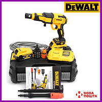 Аккумуляторная ручная мойка DeWalt DCPW550B (36V, 6Ah, 26bar), АКБ мойка Девольт