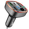 FM-трансмітер Borofone BC48 Broad QC3.0 car BT FM transmitter Колір Чорний 6941991104039, фото 3