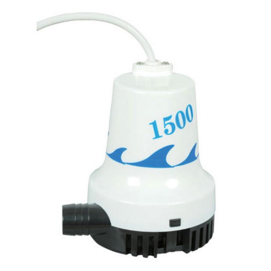 Помпа 1500GPH 12V WW-05807 для човна та катера потужність 96 Вт висота підйому 4 м діаметр вихідного патрубка 29 мм, фото 1