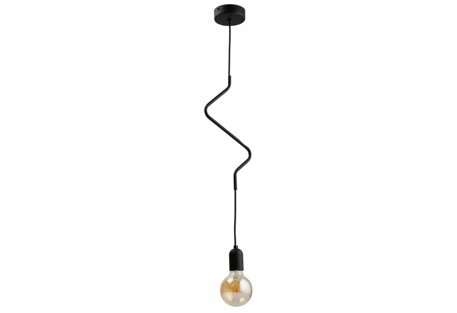 Підвіс TK Lighting Zigzag 1xE27 чорний