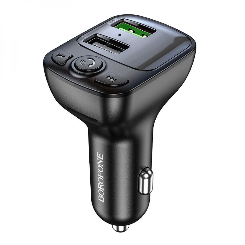 FM-трансмітер Borofone BC41 Eminency QC3.0 Car BT FM transmitter Колір Чорний 6974443382884