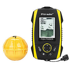 Ехолот Phiradar бездротовий FF 268 W FISH FINDER 1 промінь рибальський для зими і літа універсальний портативний