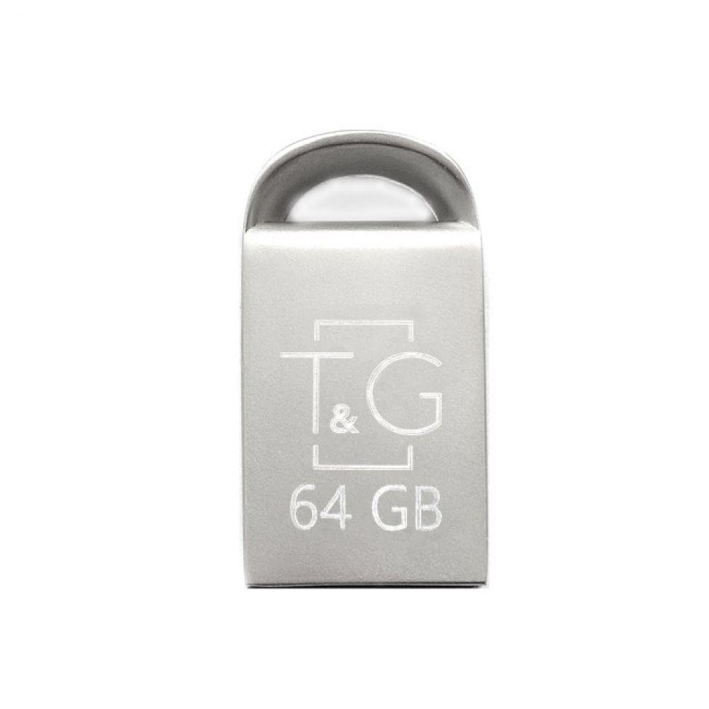USB флеш-накопичувач T&G 64gb Metal 107 Колір Сталевий 4711472588083