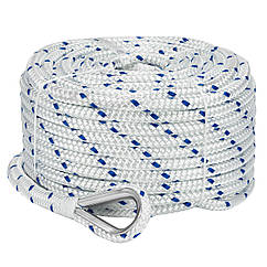 Мотузка Polyester braided anchor rope 10mm*30m для швартування човна і катера