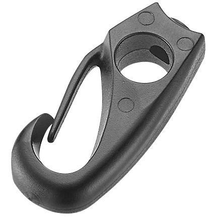 Карабін нейлоновий судновий для човна і катера Nylon Snap Hook -Black 8 мм C82002 міцний нейлоновий карабін для кріплення на, фото 1
