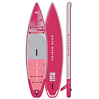 Дошка надувна SUP board для плавання з веслом Coral Touring Raspberry - Touring iSUP 3.5m/15cm