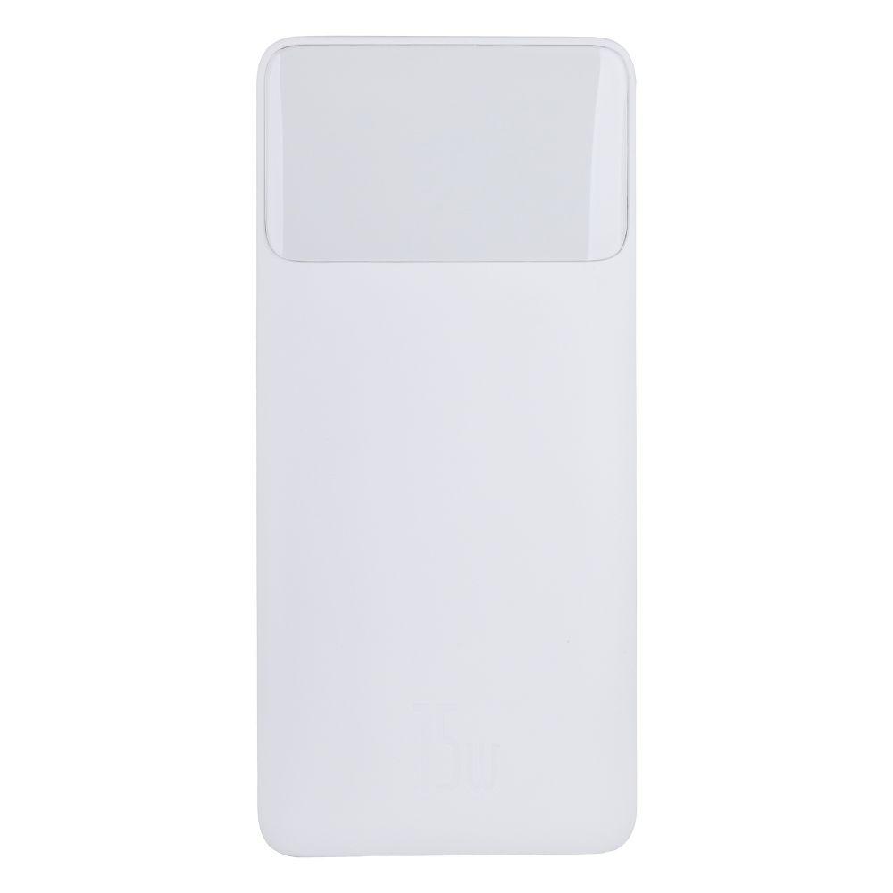 Універсальна Мобільна Батарея Baseus PPDML-I Bipow 15W 10000 mAh Колір Білий, 02 6953156206465