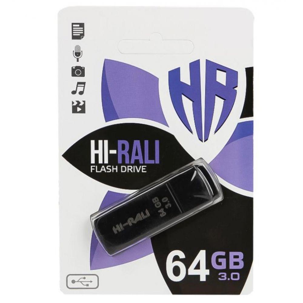 USB флеш-накопичувач Hi-Rali Taga 64gb Колір Чорний 4711472588281