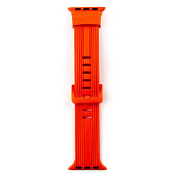 Ремінець для Apple Watch Band Silicone Shine 38/40/41 mm Колір Orange Red 2020000257158