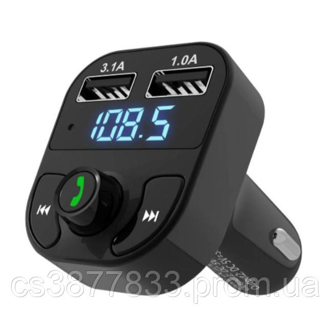 FM модулятор FM трансмітер CAR X8 з Bluetooth MP3 (X8)