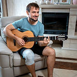 БАНДАЖ (ОРТЕЗ) НА КОЛІННИЙ СУГЛОБ «КОМФОРТ» ІЗ СИЛІКОНОВИМ КІЛЬЦЕМ, фото 4