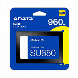 SSD Диск ADATA Ultimate SU650 960GB 2.5" SATA III 3D TLC