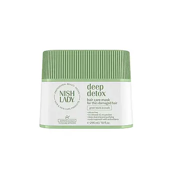 Маска для глибокого очищення волосся NishLady Deep Detox Hair Care Mask 296ml