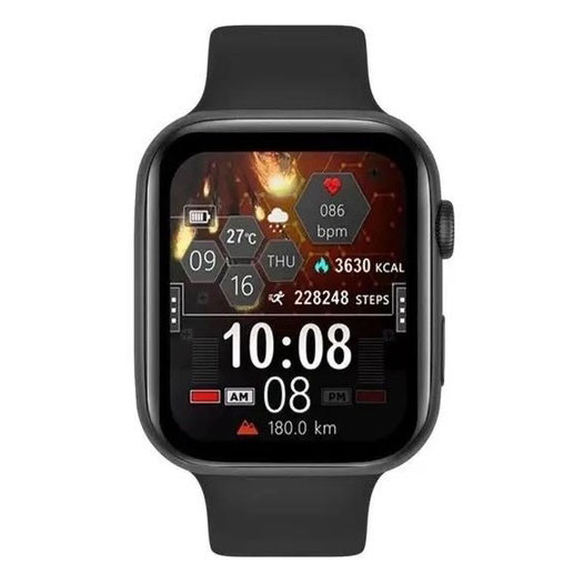 Розумний смарт годинник Smart Watch I7 PRO MAX з голосовим викликом тонометр пульсометр оксиметр. LA-371 Колір: чорний, фото 1