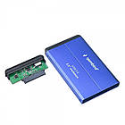 Зовнішня кишеня Gembird для підключення SATA HDD 2.5", USB 3.0, Blue (EE2-U3S-2-B), фото 3